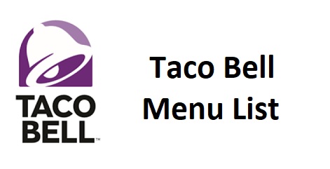 Taco Bell Menu With Price in India
