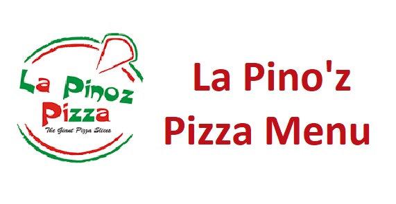 la pino z pizza menu