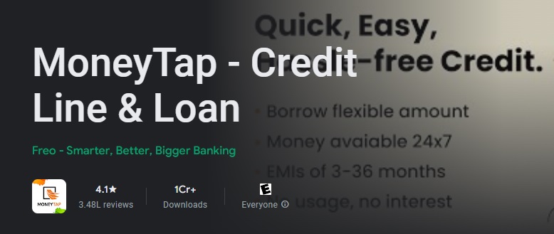 MoneyTap - Credit Line & Loan App